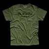 Front of Bjorn Logo Grass Green Short Sleeve T-Shirt